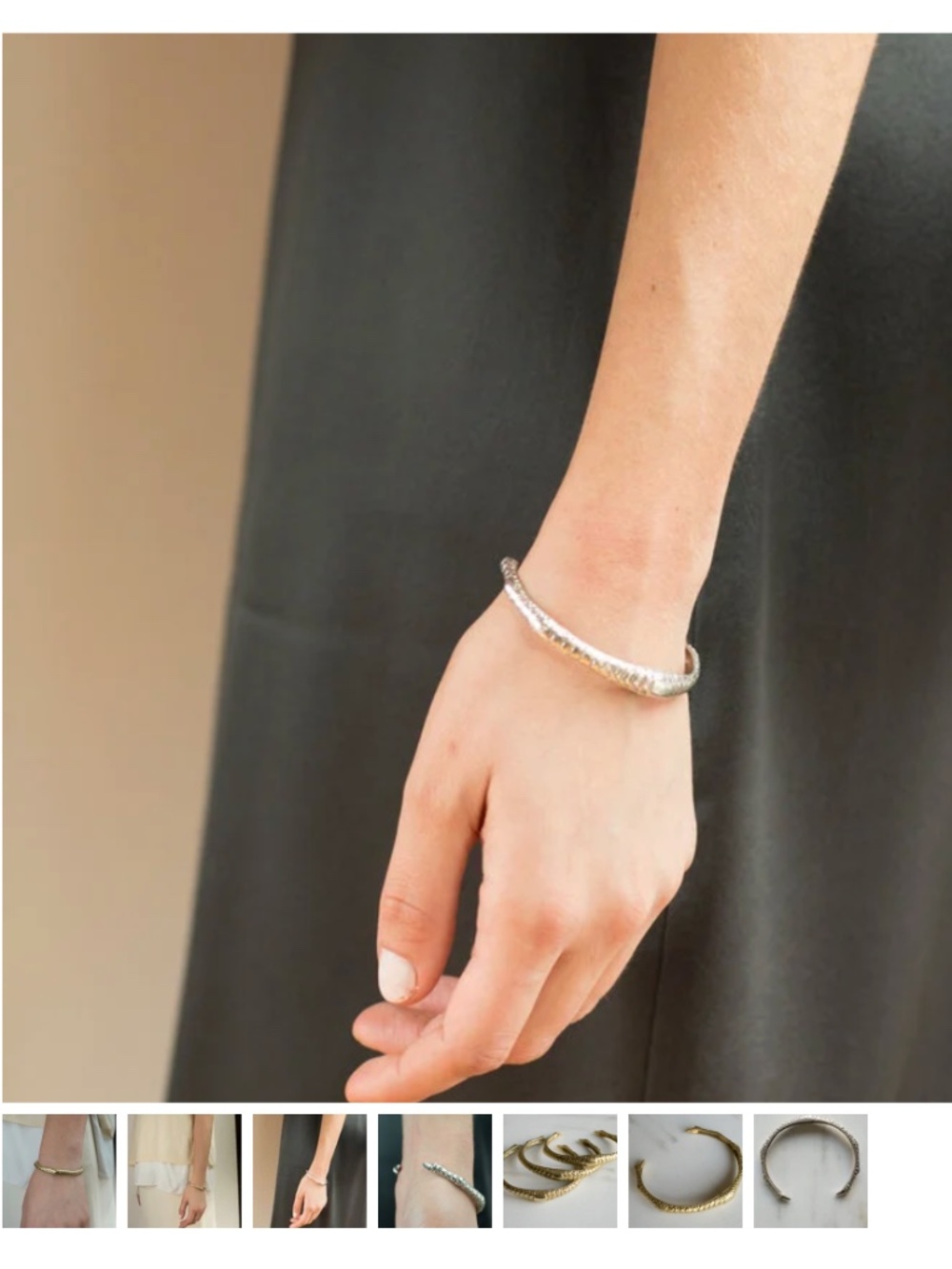 Lorae Russo Small Raptor Cuff - Brass Bracelet